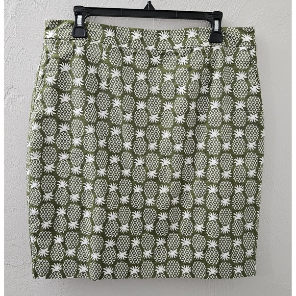 Boden Dresses & Skirts - Boden Women's Size 12P Gabriella Pencil Skirt  Pineapple Green‎ Geometric